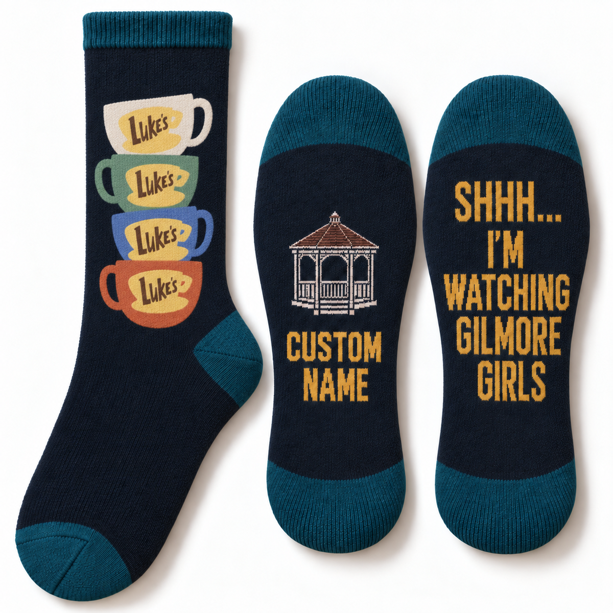 Gilmore Girls Socks, Rewatch Season Socks