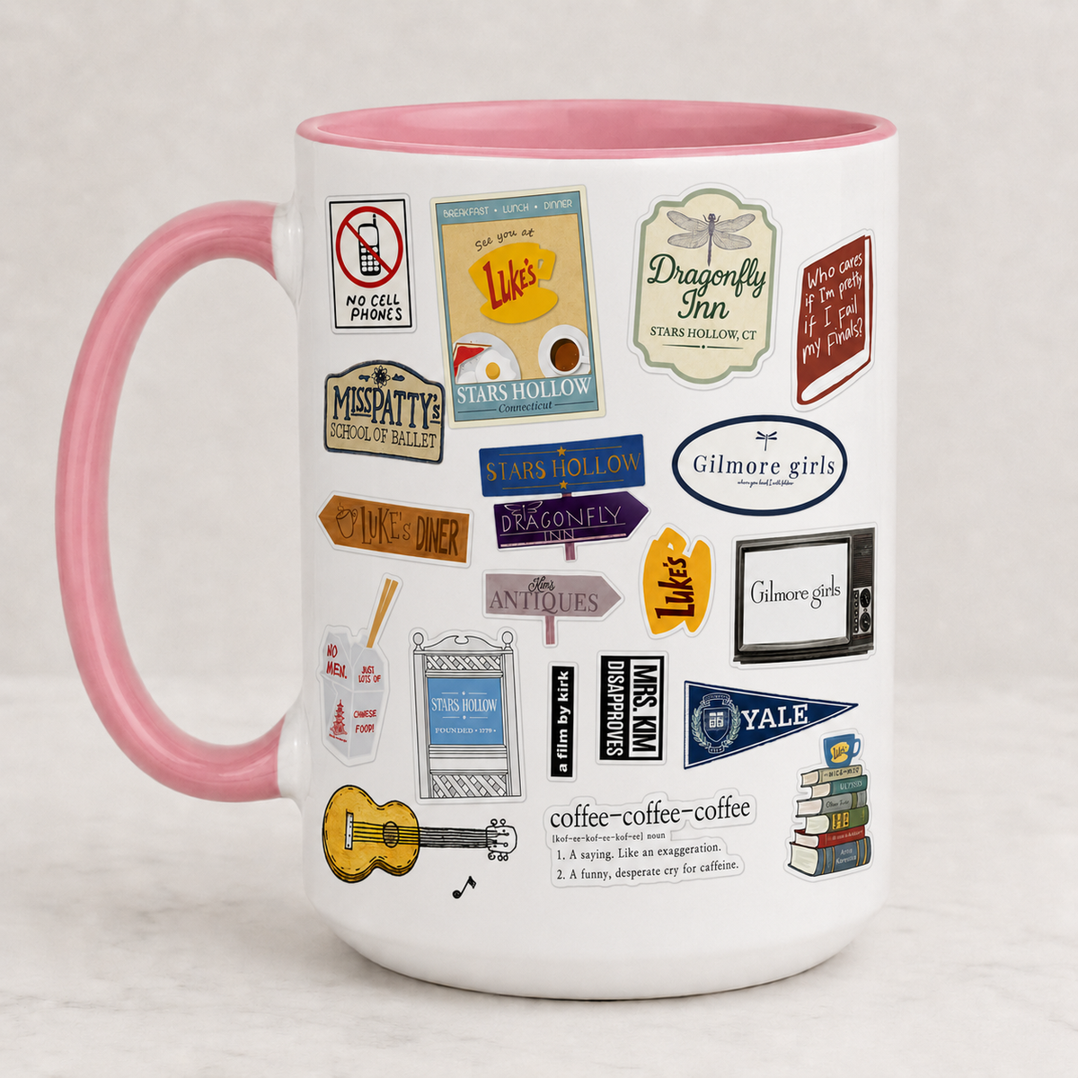 Gilmore Girls Accent Mug, Stars Hollow Ceramic Mug