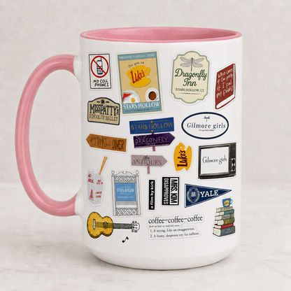 Gilmore Girls Accent Mug, Stars Hollow Ceramic Mug