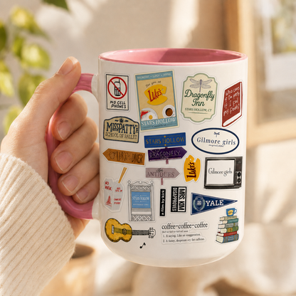 Gilmore Girls Accent Mug, Stars Hollow Ceramic Mug