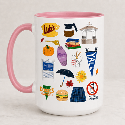 Gilmore Girls Accent Mug, Stars Hollow Ceramic Mug