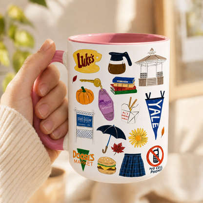 Gilmore Girls Accent Mug, Stars Hollow Ceramic Mug