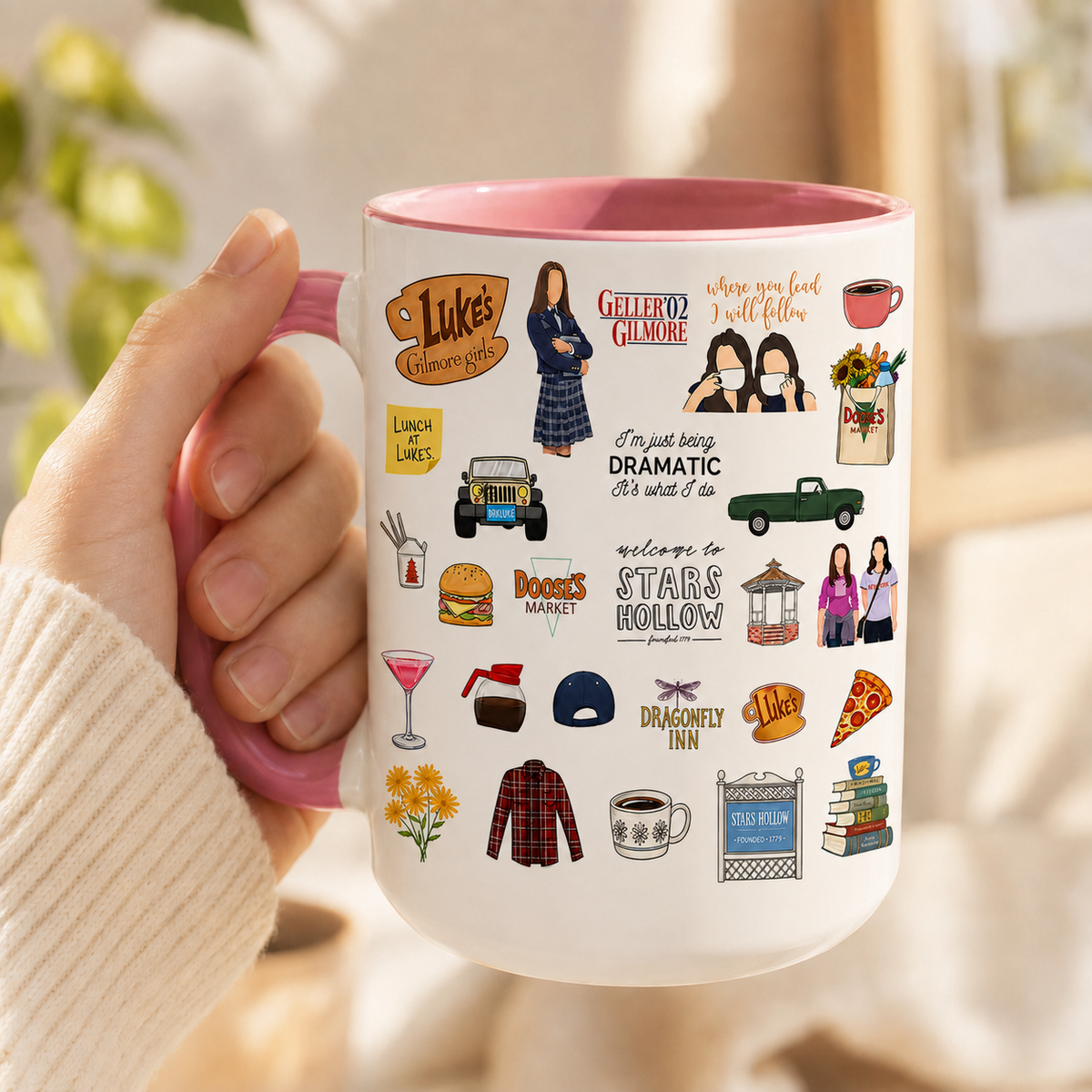 Gilmore Girls Accent Mug, Stars Hollow Ceramic Mug
