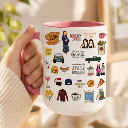 Gilmore Girls Accent Mug, Stars Hollow Ceramic Mug