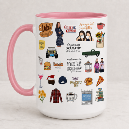Gilmore Girls Accent Mug, Stars Hollow Ceramic Mug
