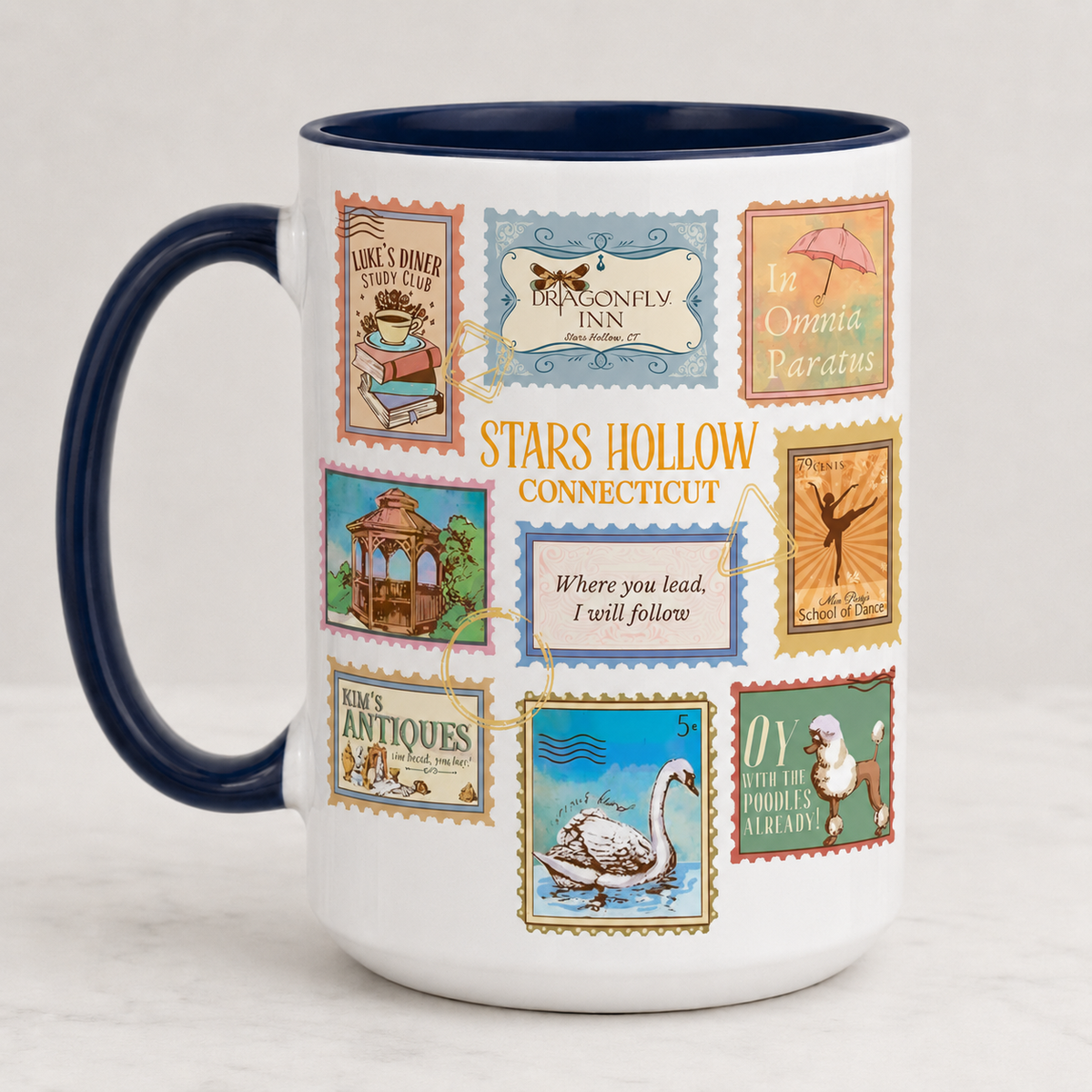 Gilmore Girls Accent Mug, Stars Hollow Ceramic Mug