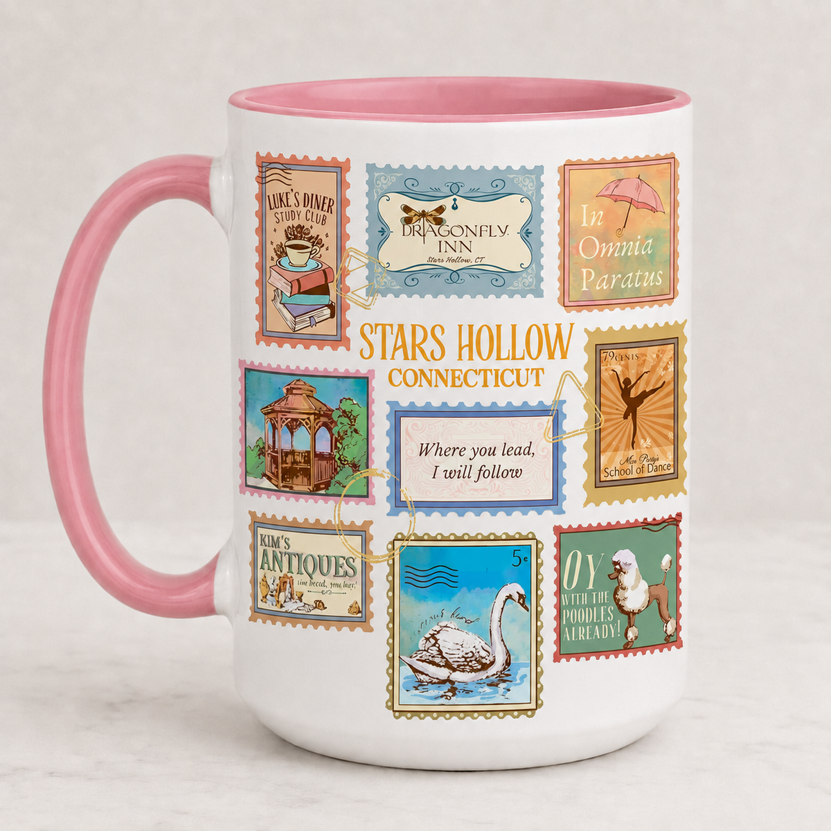 Gilmore Girls Accent Mug, Stars Hollow Ceramic Mug