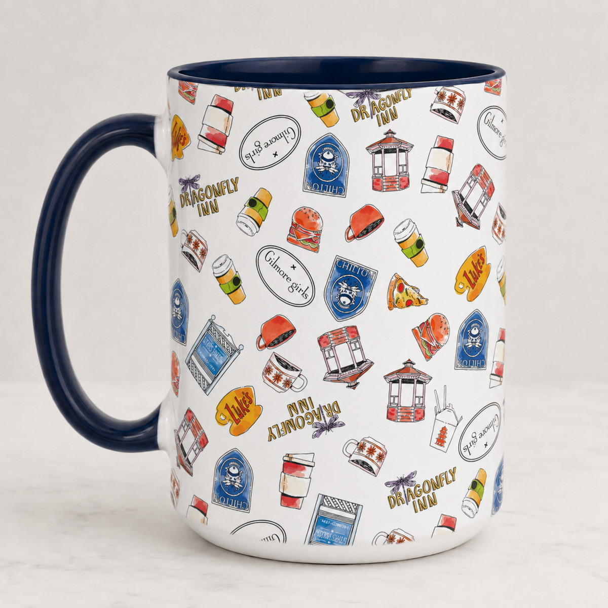 Gilmore Girls Accent Mug, Stars Hollow Ceramic Mug