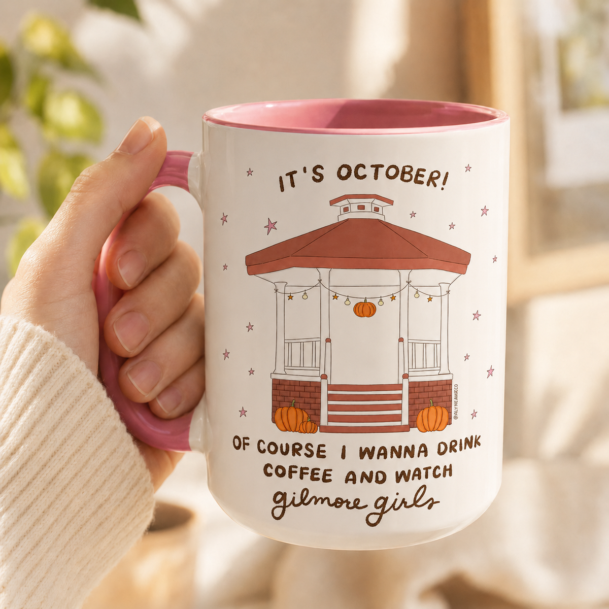Gilmore Girls Accent Mug, Stars Hollow Ceramic Mug