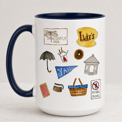 Gilmore Girls Accent Mug, Stars Hollow Ceramic Mug