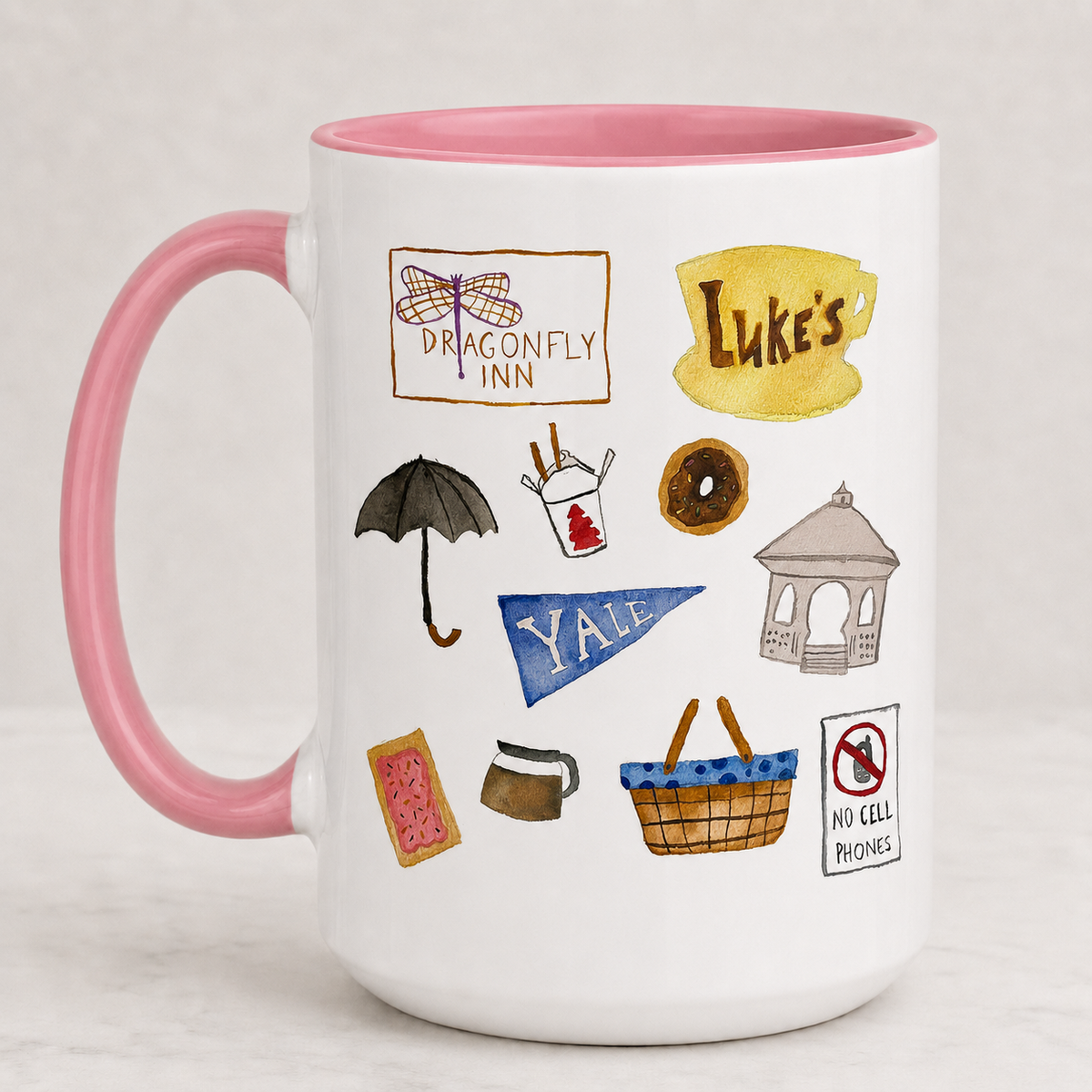 Gilmore Girls Accent Mug, Stars Hollow Ceramic Mug