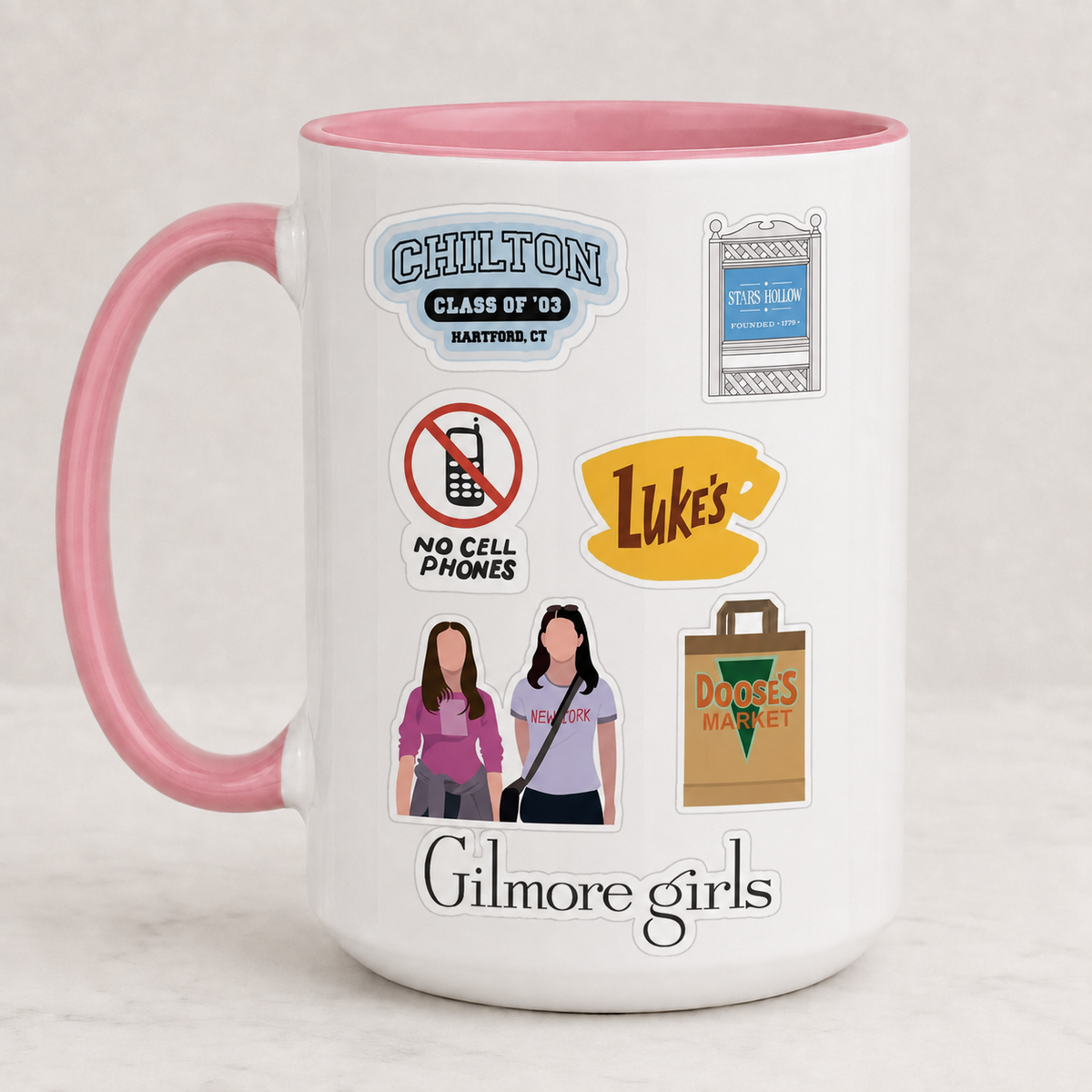 Gilmore Girls Accent Mug, Stars Hollow Ceramic Mug