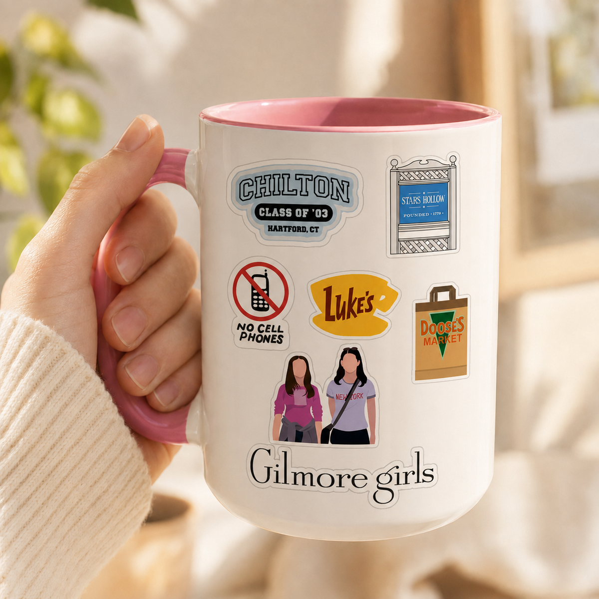 Gilmore Girls Accent Mug, Stars Hollow Ceramic Mug