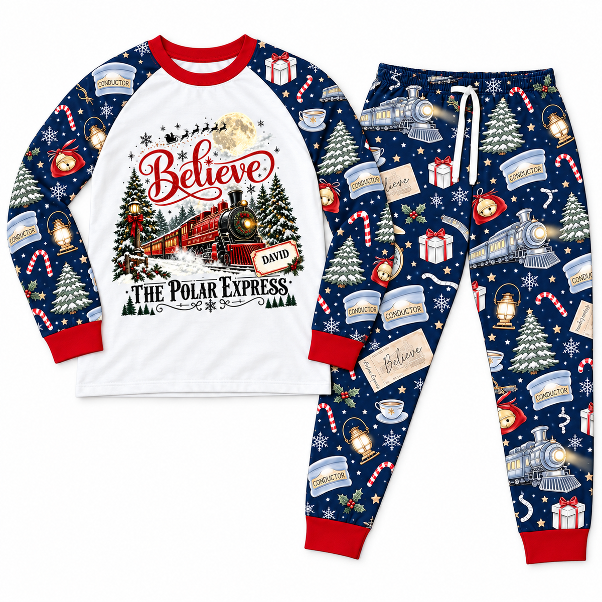 Personalized Polar Express Pajamas