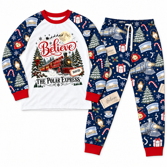 Personalized Polar Express Pajamas