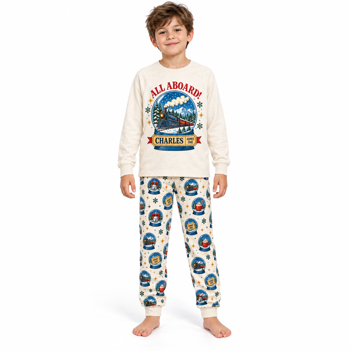 Personalized Polar Express Pajamas