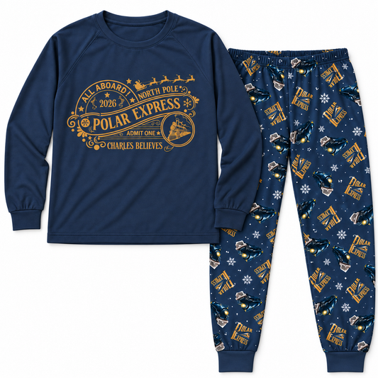 Personalized Polar Express Pajamas