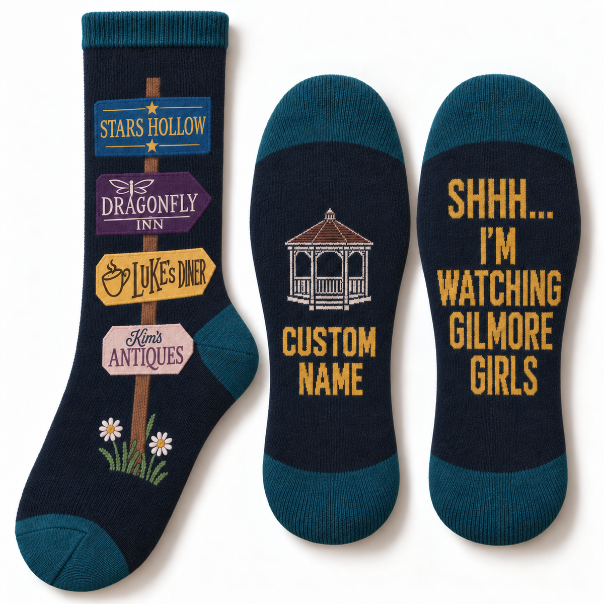 Gilmore Girls Socks, Rewatch Season Socks