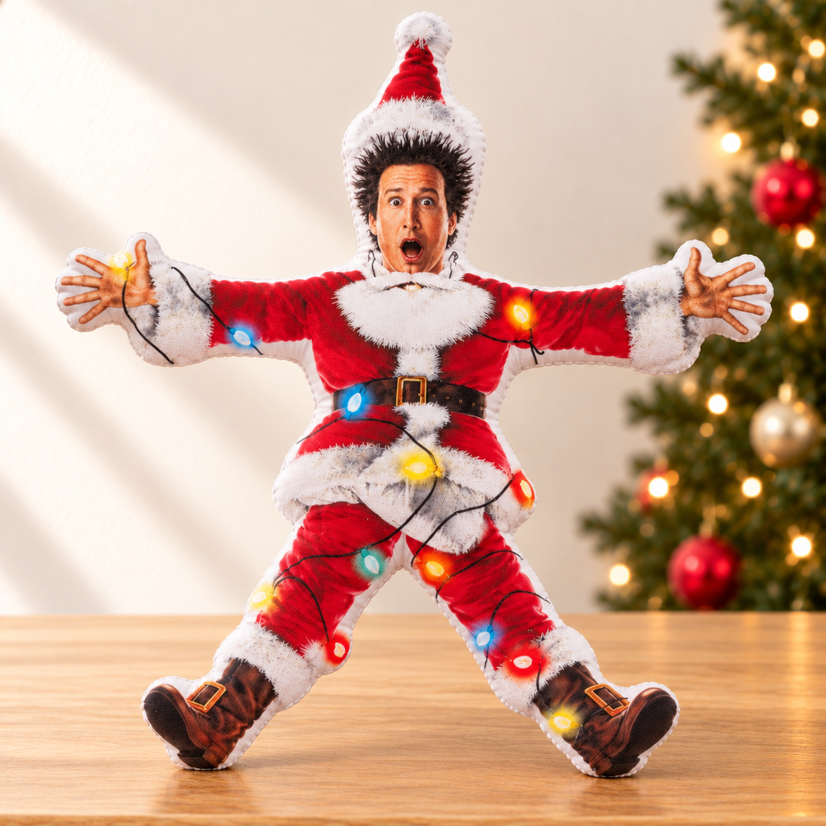 Clark Griswold Santa Poseable Plush Doll