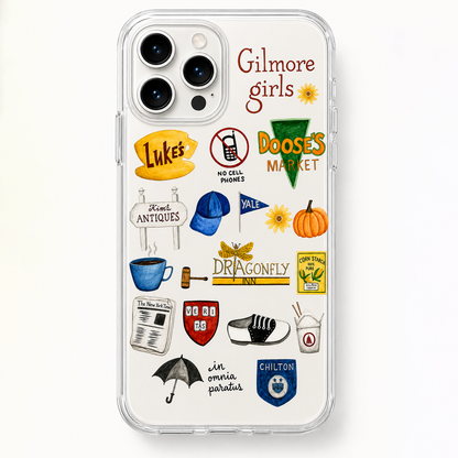 Gilmore Girls Phone Case, Stars Hollow Map MagSafe Phone Case