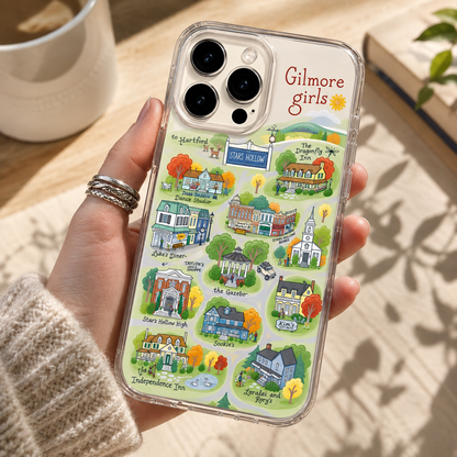 Gilmore Girls Phone Case, Stars Hollow Map MagSafe Phone Case