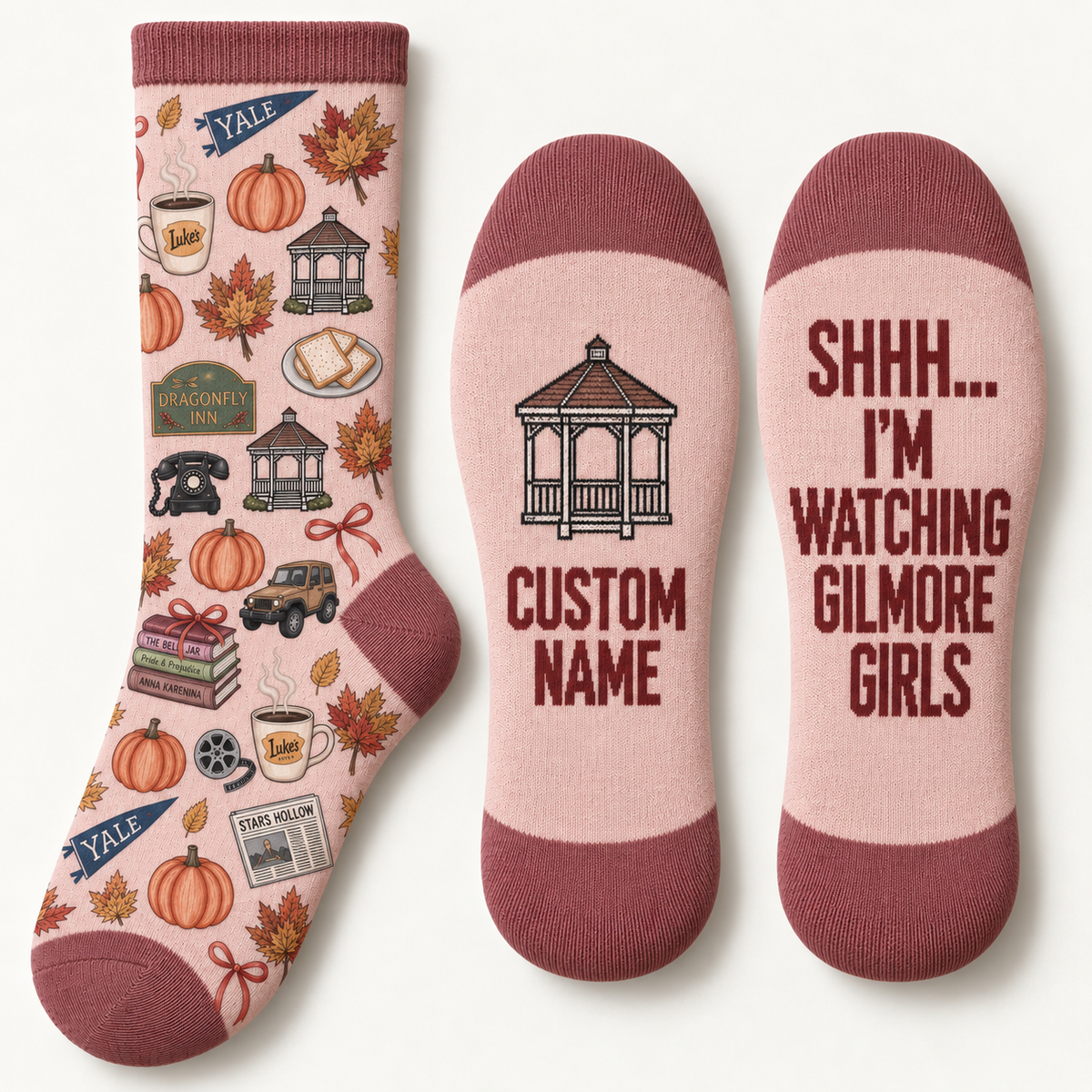 Gilmore Girls Socks, Rewatch Season Socks