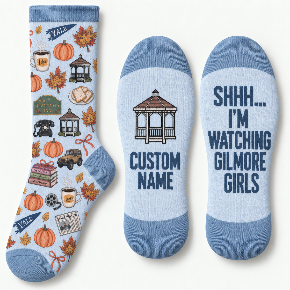 Gilmore Girls Socks, Rewatch Season Socks