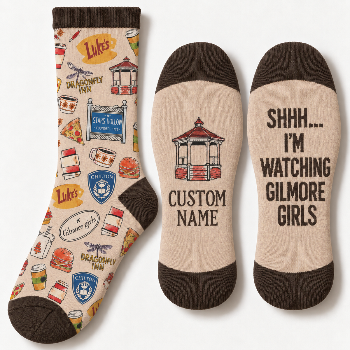 Gilmore Girls Socks, Rewatch Season Socks
