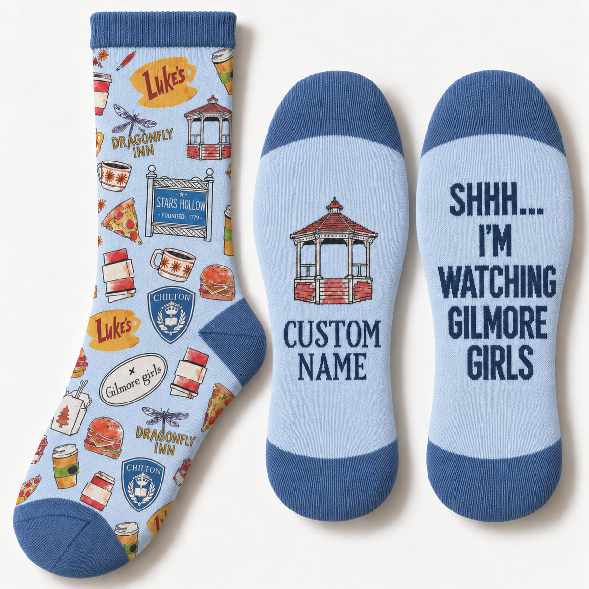 Gilmore Girls Socks, Rewatch Season Socks