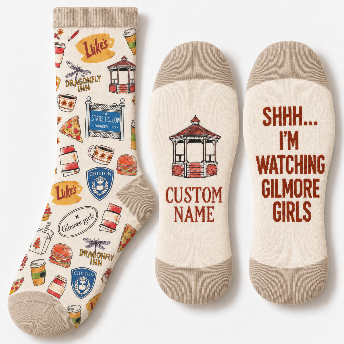 Gilmore Girls Socks, Rewatch Season Socks