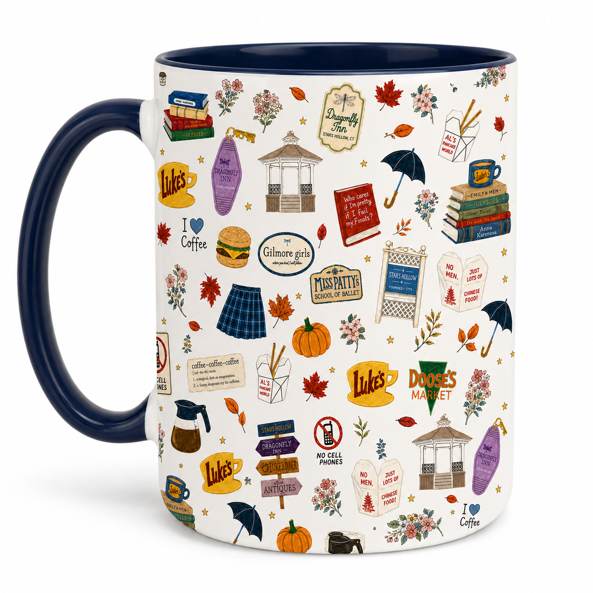 Gilmore Girls Accent Mug, Stars Hollow Ceramic Mug