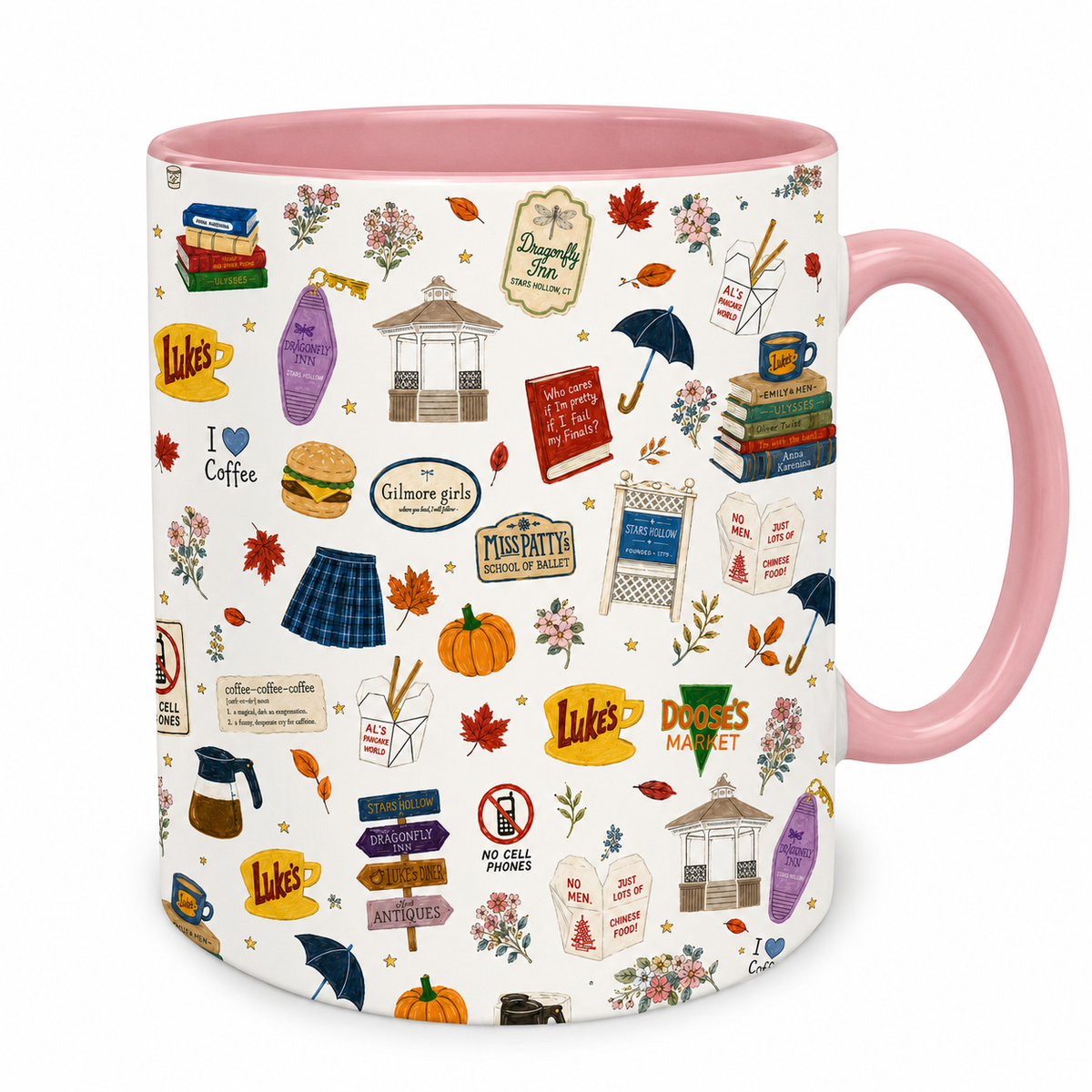 Gilmore Girls Accent Mug, Stars Hollow Ceramic Mug