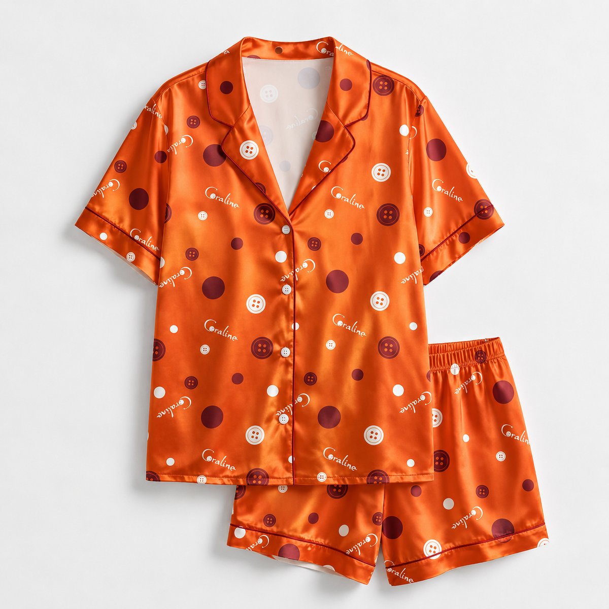 Coraline Blue Night Pajamas Set