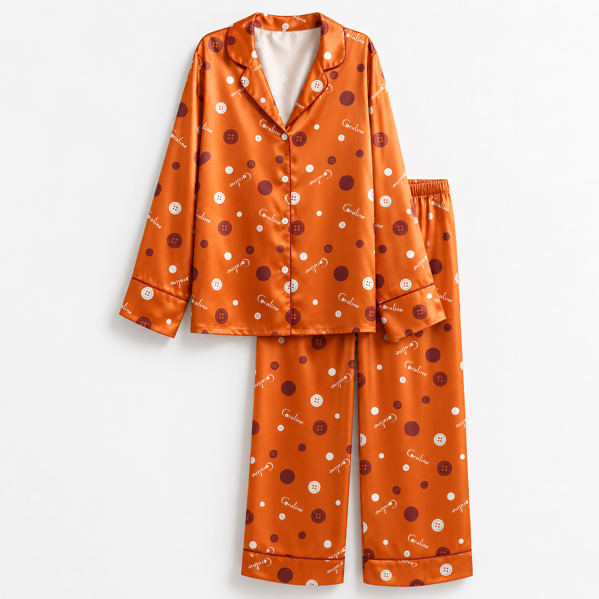 Coraline Blue Night Pajamas Set