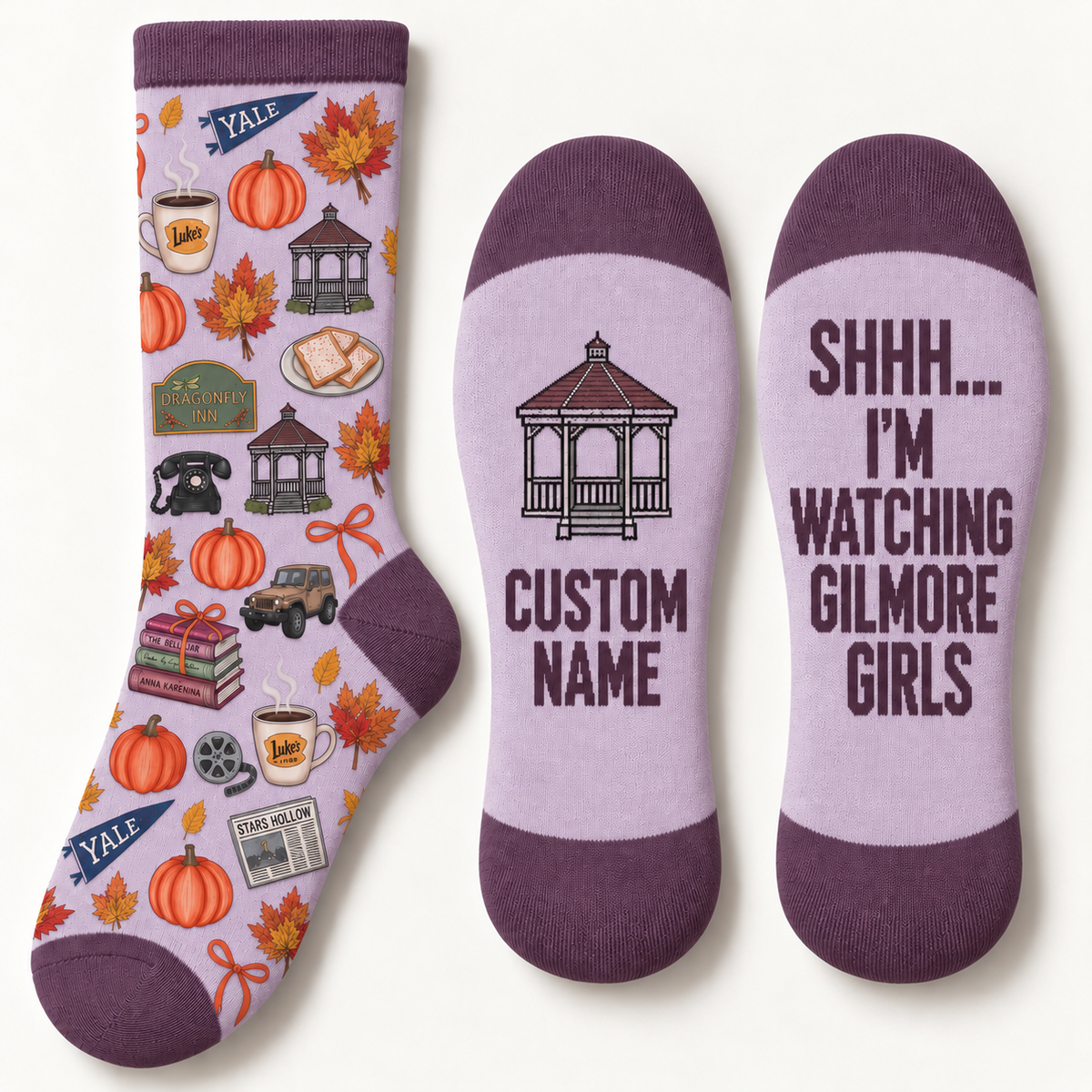 Gilmore Girls Socks, Rewatch Season Socks
