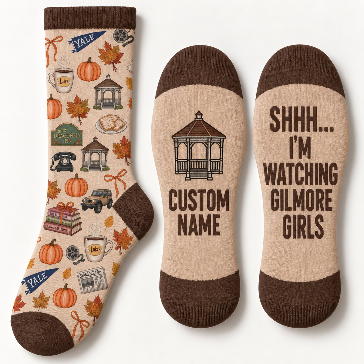 Gilmore Girls Socks, Rewatch Season Socks