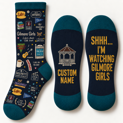 Gilmore Girls Socks, Rewatch Season Socks