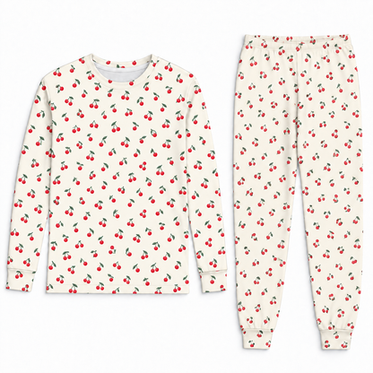 Vintage Cherry Pajamas Set, Rory's Pajamas