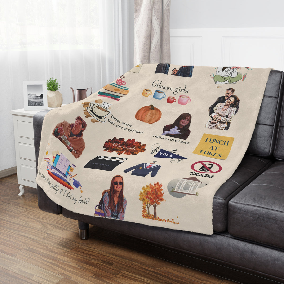 Stars Hollow Throw Blanket, Gilmore Girls Cozy Blanket