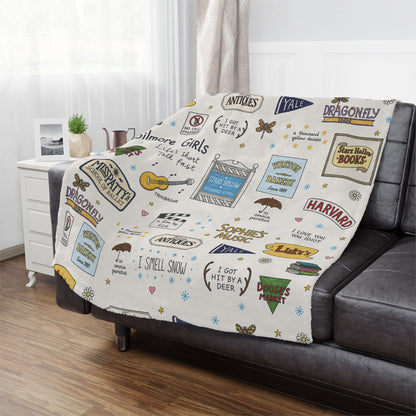 Stars Hollow Throw Blanket, Gilmore Girls Cozy Blanket