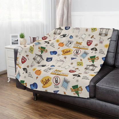 Stars Hollow Throw Blanket, Gilmore Girls Cozy Blanket