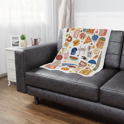 Stars Hollow Throw Blanket, Gilmore Girls Cozy Blanket