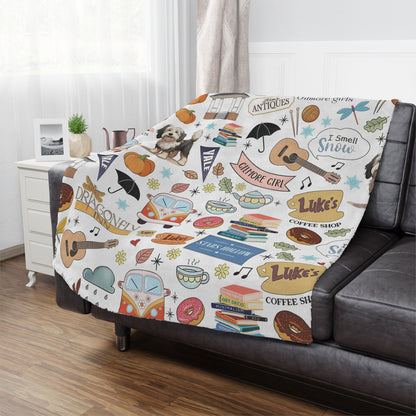 Stars Hollow Throw Blanket, Gilmore Girls Cozy Blanket
