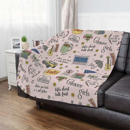 Stars Hollow Throw Blanket, Gilmore Girls Cozy Blanket