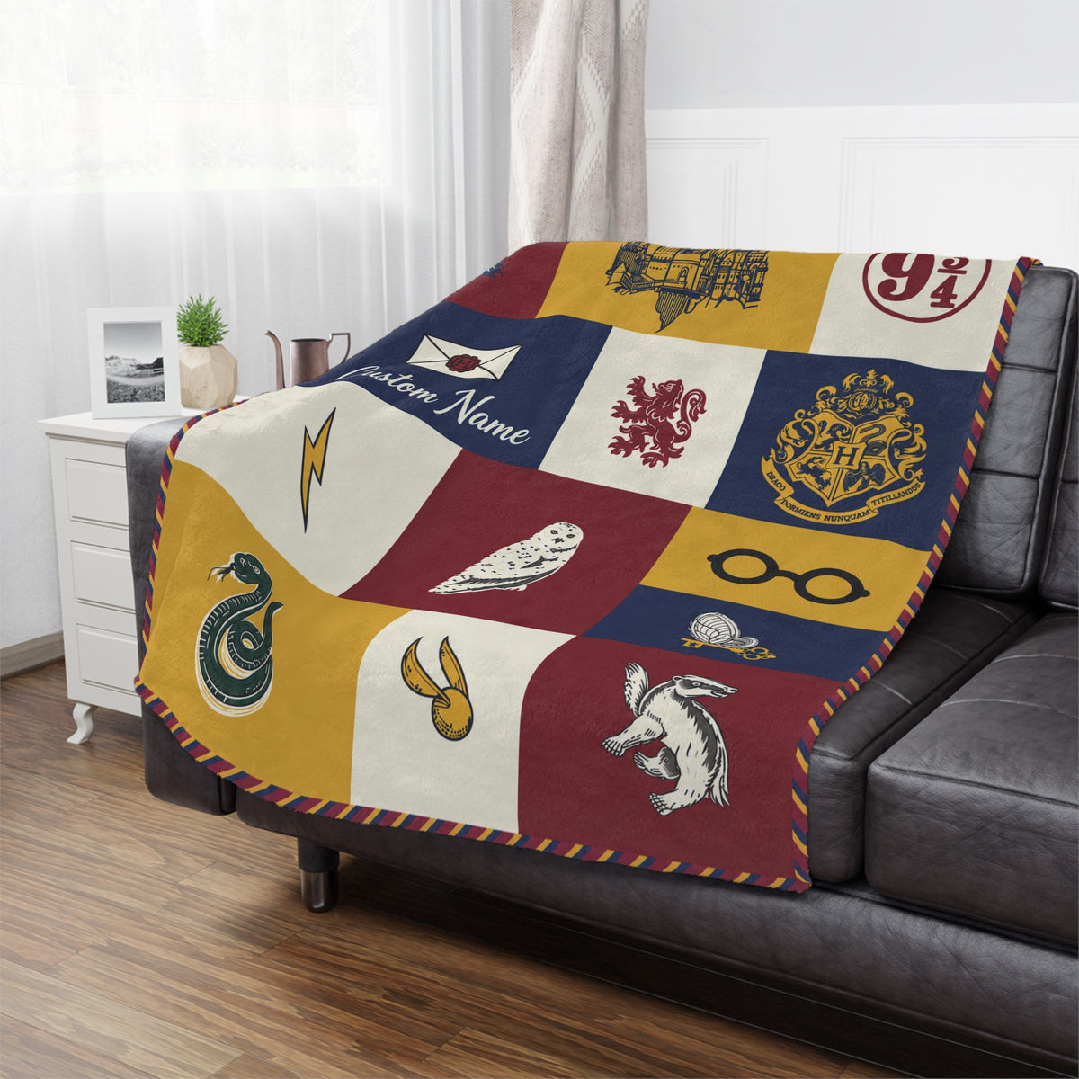 Personalization Wizard Blanket with Name