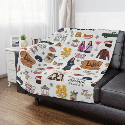Stars Hollow Throw Blanket, Gilmore Girls Cozy Blanket