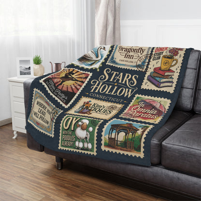 Stars Hollow Throw Blanket, Gilmore Girls Cozy Blanket