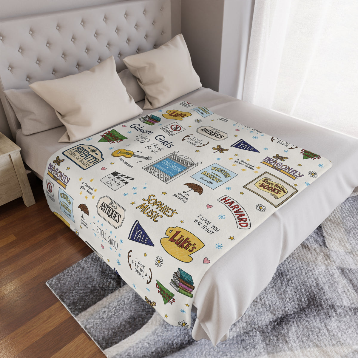 Stars Hollow Throw Blanket, Gilmore Girls Cozy Blanket