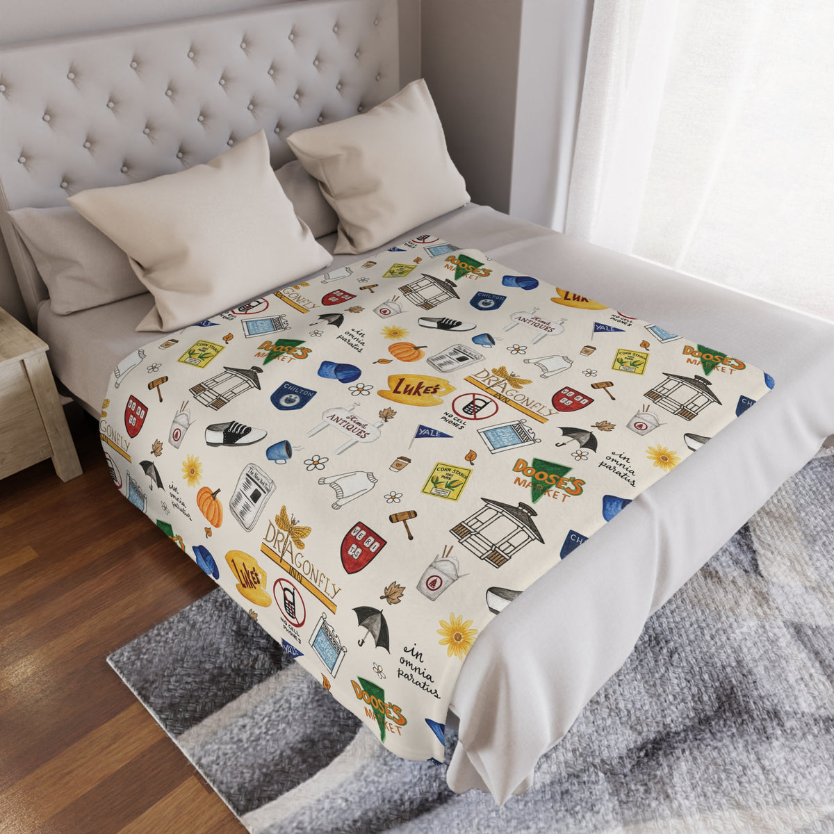 Stars Hollow Throw Blanket, Gilmore Girls Cozy Blanket