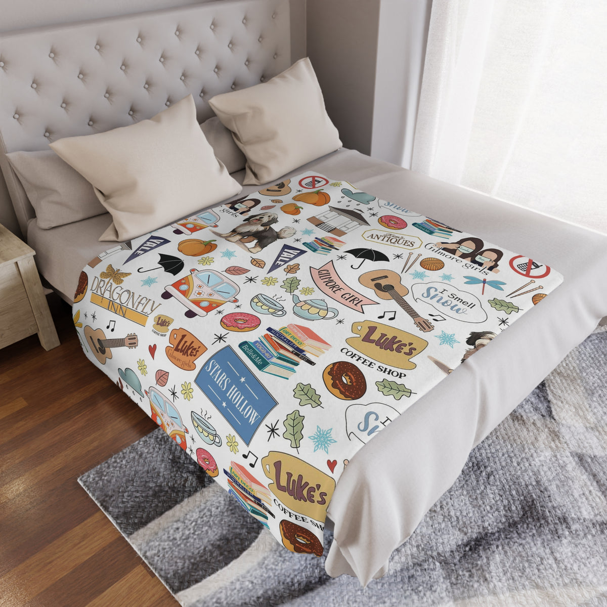 Stars Hollow Throw Blanket, Gilmore Girls Cozy Blanket